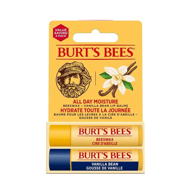 Burt's Bees Lip Balm Duo (Beeswax & Vanilla) (2 x 4.25g)